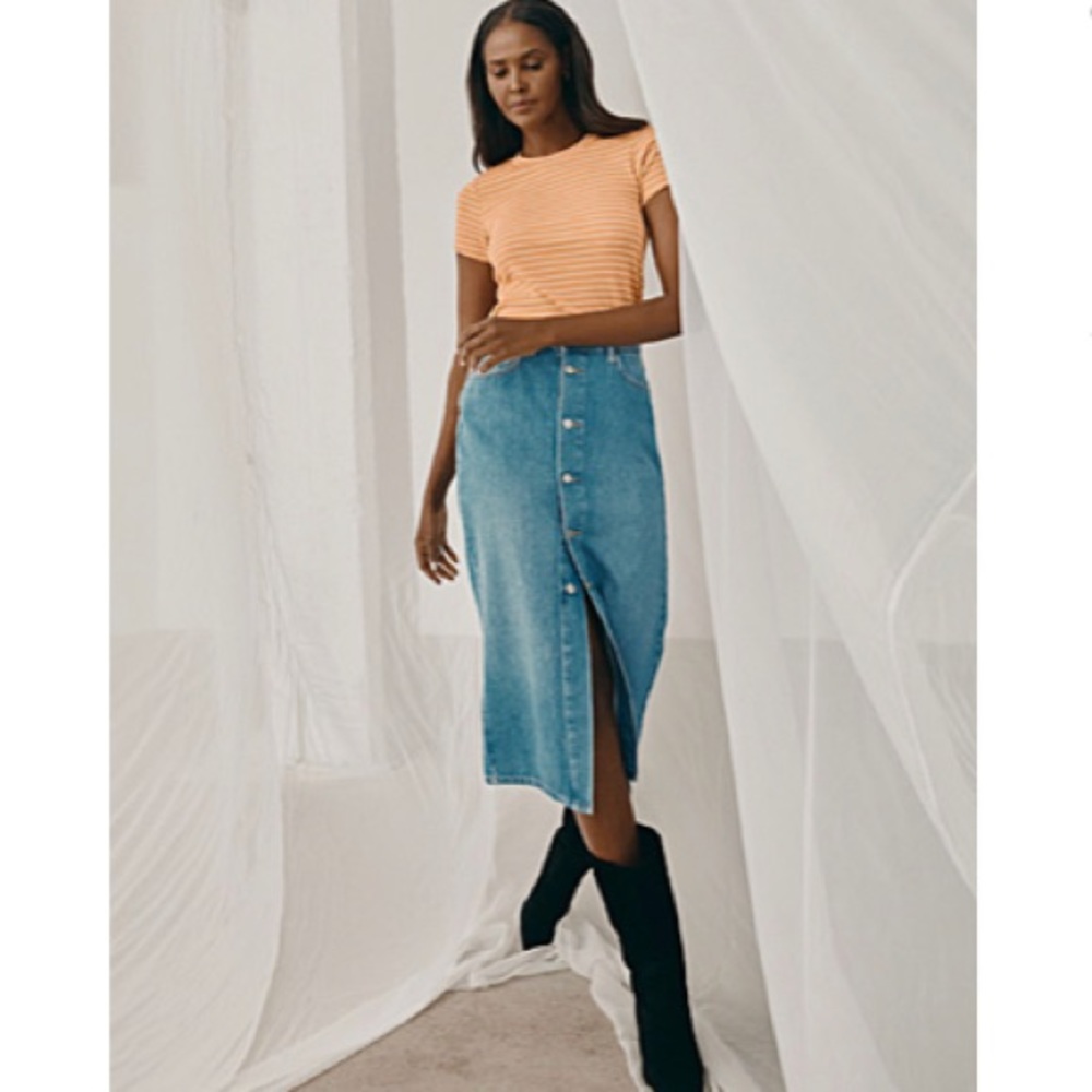 BNWT Denim Maxi Skirt! 🌸